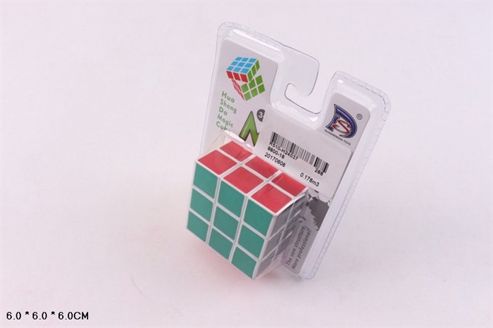 Кубик 5,5*5,5см в подарочном пластике, 8800-18 - фото 15912