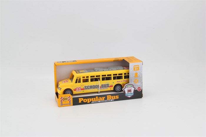 Автобус Школьный  инерционный в коробке, Y618A - фото 17981