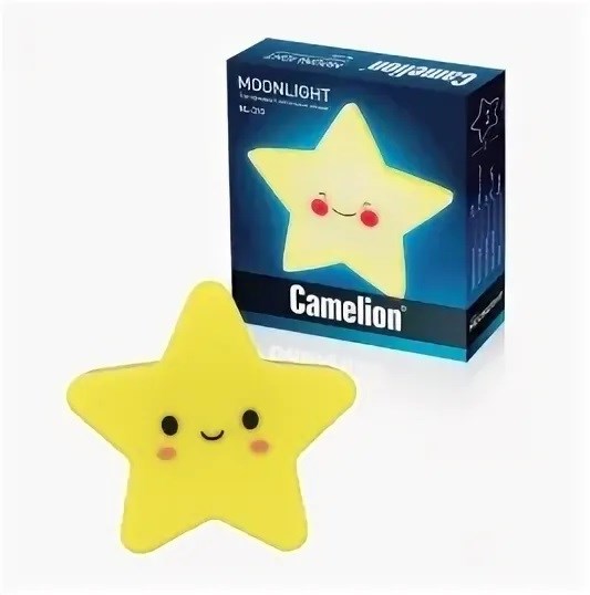Ночник светодиодный Camelion NL-240 "Звезда" (Led с выкл, 220V), NL-310 - фото 22382