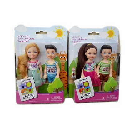 Кукла 200-25 2шт. Мальчик+Девочка на картоне/ЖХ200-25 ЖХ200-25 - фото 26495