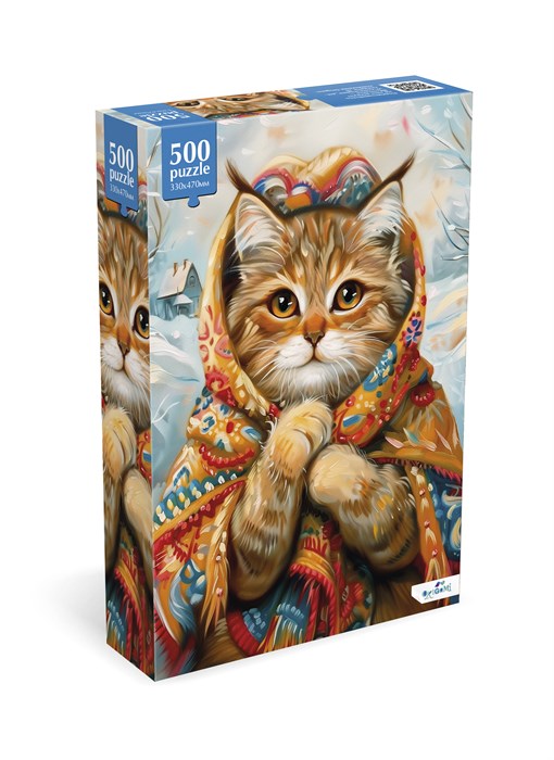 Пазл 500 дет Кошкин дом Origami, 09217 09217 - фото 26866