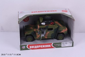 Машина  в кор.на бат.с доп.колёсами хаки, М9100А М9100А - фото 26899