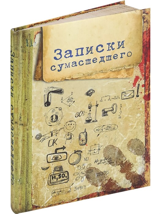 ЗАПИСНАЯ КНИЖКА А5 128л. ЗАПИСКИ СУМАСШЕДШЕГО, 128-9887 128-9887 - фото 27041