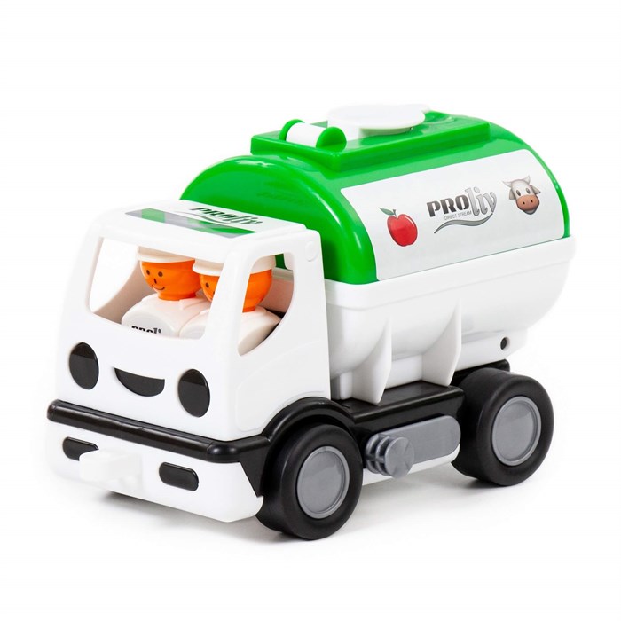 Автомобиль с цистерной "Мой первый грузовик" "PROliv" (зелёный) (в сеточке), 84880 84880 - фото 27389