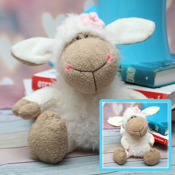 Мягкая игрушка "Овечкая Бяшка"/25см., 344-16 344-16