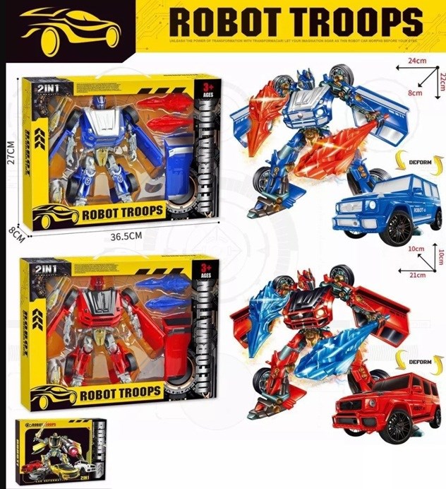 Трансформер красно-синий в коробке, MF8800 MF8800 - фото 27611