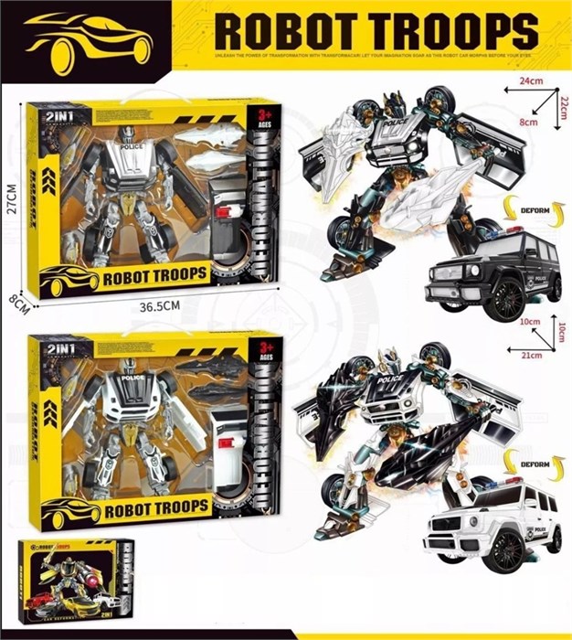 Трансформер черно-белый в коробке, MF8801 MF8801 - фото 27612