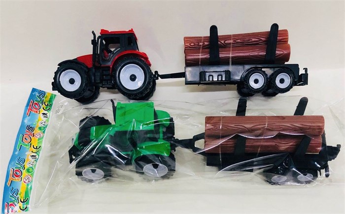 Трактор  с прицепом+бревна инерционный в пак., 669-33И 669-33И - фото 27653
