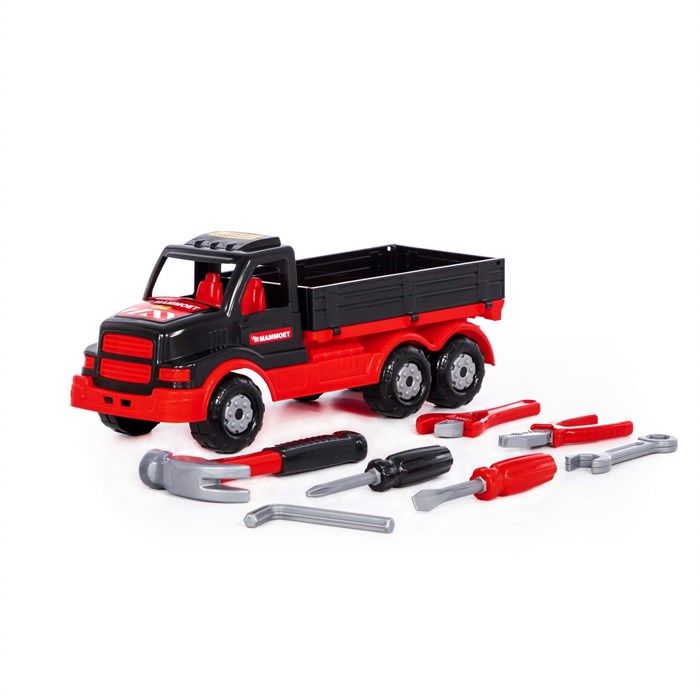 Набор "MAMMOET" "Сталкер", автомобиль бортовой + набор инструментов (7 эл.) в сет., 95930 95930