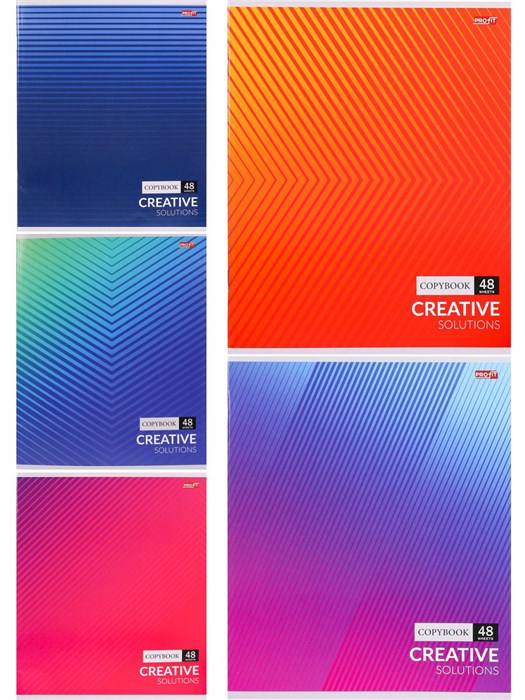 Тетрадь 48л. КЛЕТКА Цветные линии цвет. мелов. обл., 48-3118 48-3118