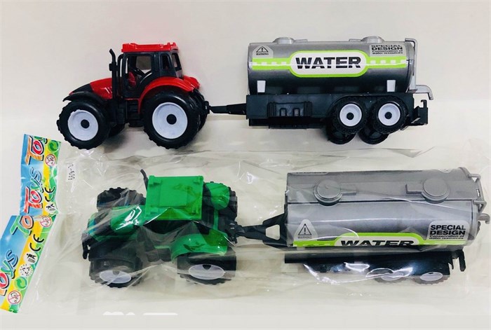 Трактор с прицепом+цистерна инерционный в пак., 669-34И 669-34И
