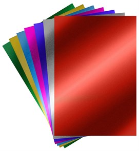 Бумага цветная Каляка-Маляка лам (металлик) 7 л, 7 цв, A4 (194*285) в папке, ФКМ07