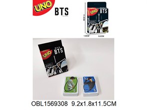 Настольная карточная игра Уно BTS для детей, взрослых и поклонников BTS, 0129E-2