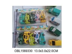 Набор машина Микроавтобусы инерц. 5 шт в пакете, 888-31