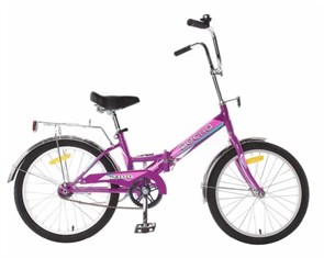 Велосипед 20" Десна-2100 фиолетовый  9-15 лет (от 130 см), Р2100фиолет