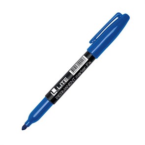 Маркер перманентный LITE FIX 3 мм, синий, круглый, PMLF3-B
