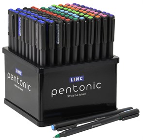Ручка шариковая Пентоник 1мм цветные, 7024/100/ASST