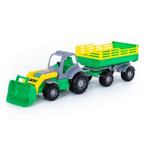 "Крепыш", трактор с прицепом №2 и ковшом, 44808