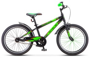 Велосипед 20" Pilot-200 Gent Z010 черный/салатовый 9-15лет (от 130см), Р200бойчернсалат