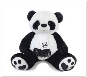 *Панда с шарфом 100 см., 20236-90