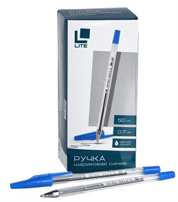 Ручка шариковая LITE 927 синяя, конусовидный наконечник, 0,7 мм,/50/, BPRL01-B
