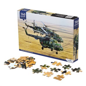 Пазл 160 дет Военная техника  Вертолет, 08578 08578
