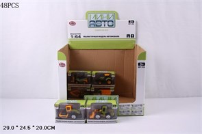 Машина 6391-2.метал в дисплее 48 шт 1:64, 6391-2 6391-2
