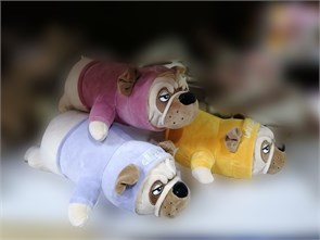*Подушка-Собака 25 см. в кофте, 182448В-D-30 182448В-D-30
