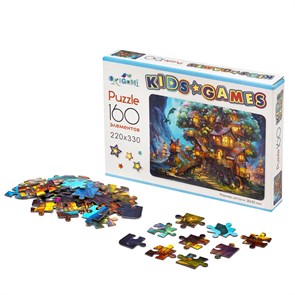 Пазл. 160 Эл. Домик на дереве. Kids Games, 08552 08552