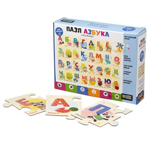 Пазл.32 напольный. Азбука,  07383 07383