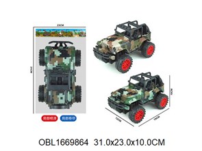 Машина инерция джип 19 см в пак., 008-17 008-17