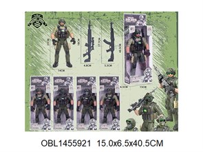 Солдат большой 31 см с оружием в кор., 8910-F3 8910-F3