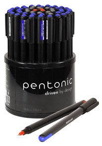 Ручка шариковая Linc PENTONIC ассорти 0,7 мм, черный круглый корпус, 7024-MIX 7024-MIX