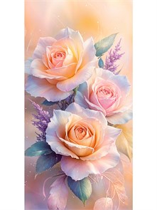 Конверт для денег Без текста (красивые розы), /10/, 0598 598