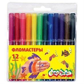 Фломастеры Каляка-Маляка 12 цветов,ФКМ12 ФКМ12