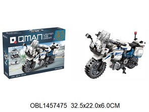 Конструктор брик 11016 мотоцикл 395 дет. 32.5*22*6 см в кор., 11016К 11016К