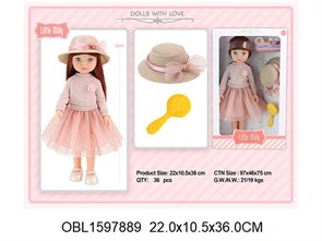 Кукла 33 см Little Milly в шляпке в кор., 91099-B 91099-B