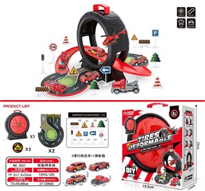 Парковка красная КОЛЕСО в кор., 3061И 3061И