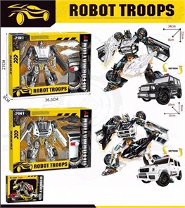 Трансформер черно-белый в коробке, MF8801 MF8801