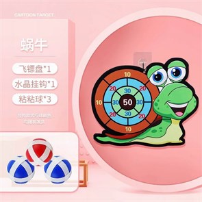 Дартс "Улитка" с шариками липучками, 3355-3 3355-3