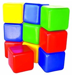 Набор Кубики 10 дет. кубик 8*8*8 см., 20, 5012
