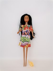 Кукла смуглянка 29 см  модница в пак., ЕВ158