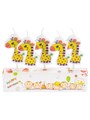 Набор Свечи для торта на пиках. Забавные жирафы, 5 шт, С-3003 - фото 10761