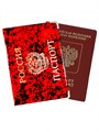 Обложка для паспорта глянец/ПВХ цвет в ассортименте, A-001 - фото 11833