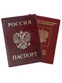 Обложка для паспорта ПВХ/эко-кожа цвет в ассортименте, A-010 - фото 22649