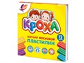 Пластилин 12цв, ЛУЧ "Кроха" 198гр, мягкий, со стеком, 23С 1484-08 23С 1484-08 - фото 23611