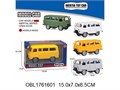 Машина буханка 12 см инерция 3 цвета в кор., DD2801-1 DD2801-1 - фото 26698