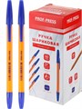 Ручка шариковая, "ПРОФИ" СИНЯЯ  d=0,7 мм, оранжевый корп, /50/, РШ-3353 РШ-3353 - фото 27015