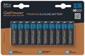 Батарейка 10 шт GoPower ULTRA LR6 AA BL10 Alkaline 1.5V, 00-00026395 00-00026395 - фото 27210
