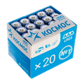 Батарейка 2 шт Космос LR03 AAA BOX20 Alkaline 1.5V (20/640), 00-00021604 00-00021604 - фото 27211